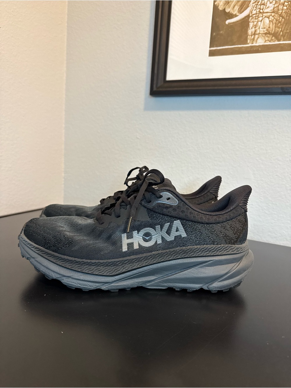 Hoka One One Challenger ATR Wide Black Trailing Shoes